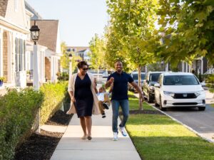 Make memories during family adventures walking the tree lined streets of Meeder.